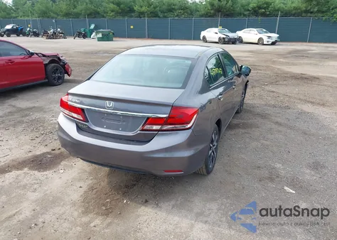 2015 Honda Civic Ex from USA, damaged, VIN 19XFB2F80FE004837